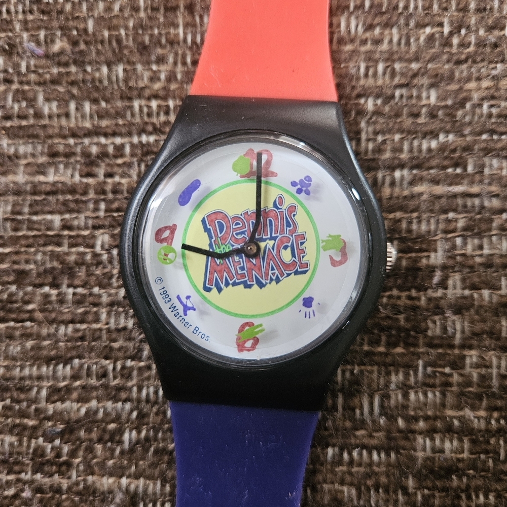 Vintage Dennis The Menace Movie Wristwatch. 1993. Nestle Premuim. Nice.
